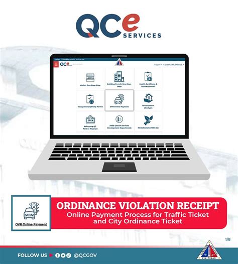 Ordinance Violation Receipt (OVR) Online Payment.